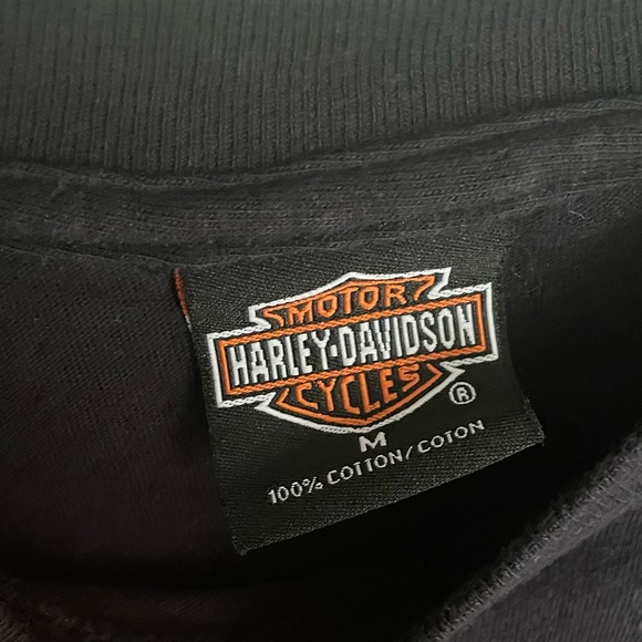 🔥Harley-Davidson Kokomo Black and Orange Short Sleeve Tee - Genuine HD Merch - M - Picture 3 of 3
